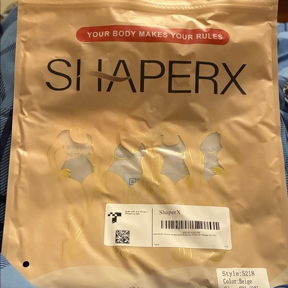 NWT SHAPERX Shapewear Bodysuit Tummy Control Body Shaper Seamless Sculpting - Picture 6 of 6